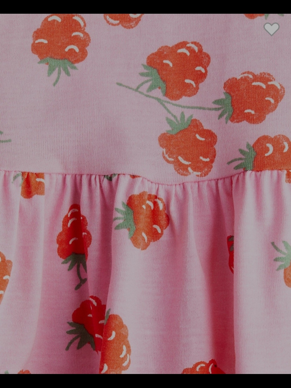 Girls' Pink Strawberry Print Tank Dress Size 8-10 Youth - Picture 2 of 6
